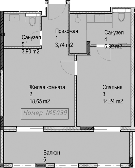 Продается 2-комн. квартира, 47.3 м²