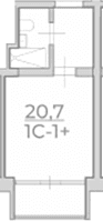Продается 1-комн. квартира, 20.7 м²