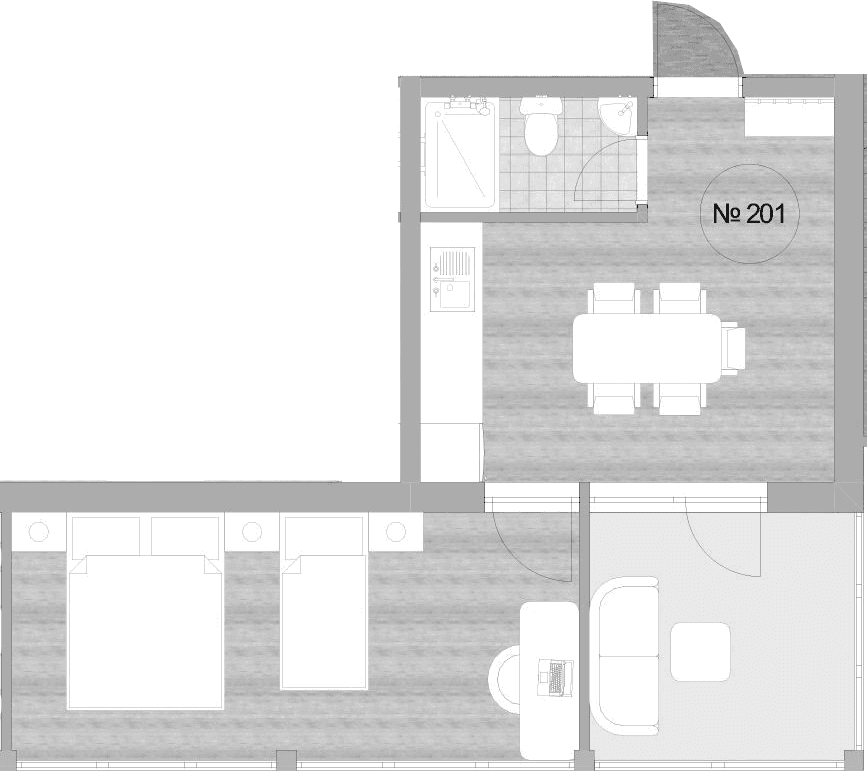 Продается 1-комн. квартира, 46.3 м²