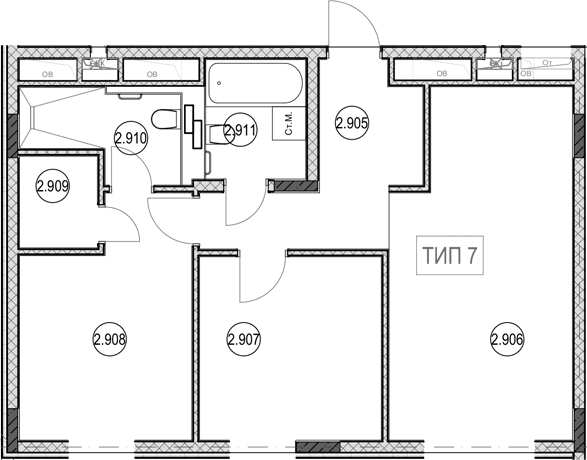 Продается 2-комн. квартира, 37.4 м²