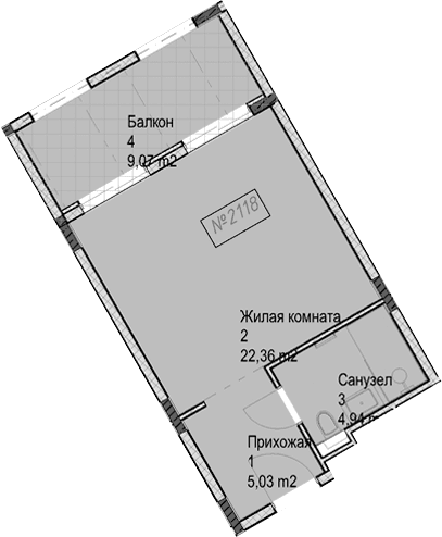 Продается 1-комн. квартира, 32.3 м²