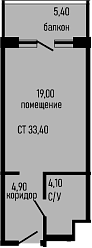 Продается 1-комн. квартира, 28 м²