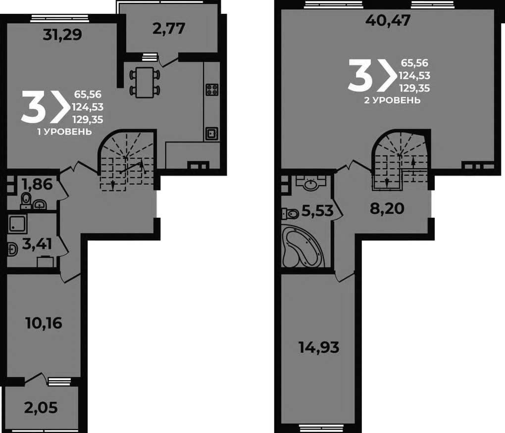 Продается 4-комн. квартира, 124.53 м²