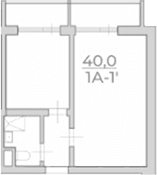 Продается 1-комн. квартира, 40 м²