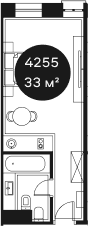 Продается 1-комн. квартира, 78.38 м²