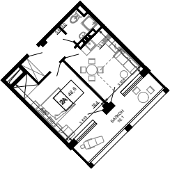 Продается 1-комн. квартира, 38.5 м²