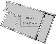 Продается 1-комн. квартира, 36.42 м²