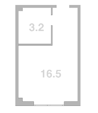 Продается 1-комн. квартира, 19.7 м²