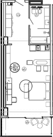 Продается 1-комн. квартира, 47.5 м²