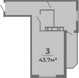 Продается 1-комн. квартира, 38.4 м²