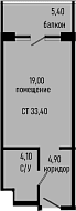 Продается 1-комн. квартира, 28 м²