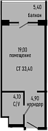 Продается 1-комн. квартира, 28 м²