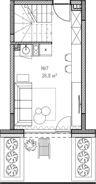 Продается 1-комн. квартира, 51.36 м²
