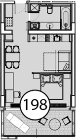 Продается 1-комн. квартира, 54 м²