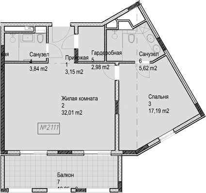 Продается 2-комн. квартира, 64.8 м²
