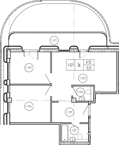 Продается 3-комн. квартира, 63.41 м²