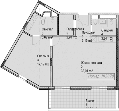 Продается 2-комн. квартира, 64.8 м²