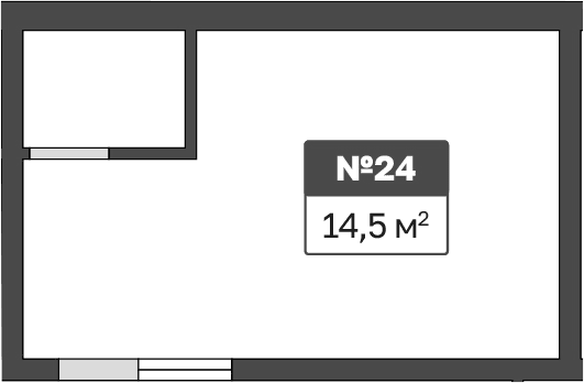 Продается 1-комн. квартира, 25.6 м²