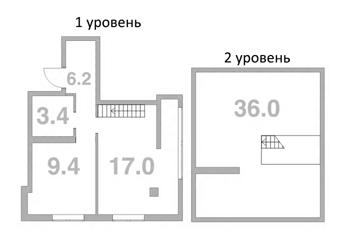Продается 1-комн. квартира, 50.4 м²