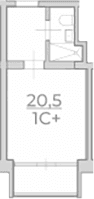 Продается 1-комн. квартира, 20.5 м²