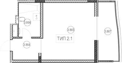 Продается 1-комн. квартира, 29.8 м²