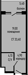 Продается 1-комн. квартира, 28 м²