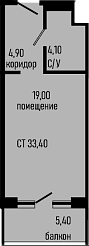 Продается 1-комн. квартира, 28 м²