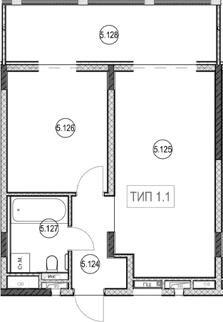 Продается 2-комн. квартира, 40.7 м²