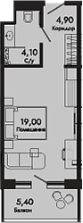Продается 1-комн. квартира, 28 м²