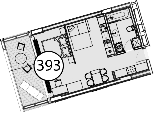 Продается 1-комн. квартира, 55.1 м²
