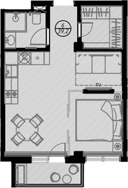 Продается 1-комн. квартира, 36.3 м²