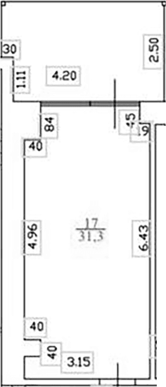 Продается 1-комн. квартира, 31.3 м²