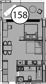 Продается 1-комн. квартира, 55.1 м²