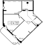 Продается 3-комн. квартира, 66.38 м²