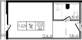 Продается 1-комн. квартира, 27.32 м²