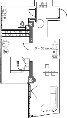 Продается 1-комн. квартира, 62.6 м²