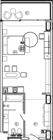 Продается 1-комн. квартира, 52.9 м²