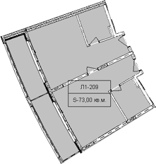 Продается 1-комн. квартира, 73 м²