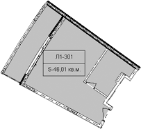 Продается 1-комн. квартира, 46.01 м²