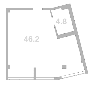 Продается 1-комн. квартира, 51 м²