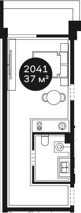 Продается 1-комн. квартира, 37.2 м²