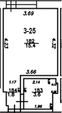 Продается 1-комн. квартира, 20.8 м²