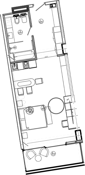Продается 1-комн. квартира, 47 м²