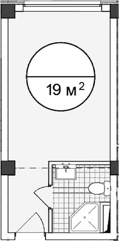 Продается 1-комн. квартира, 19 м²