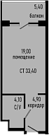 Продается 1-комн. квартира, 28 м²