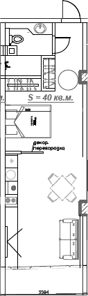 Продается 1-комн. квартира, 40 м²