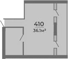 Продается 1-комн. квартира, 36.1 м²