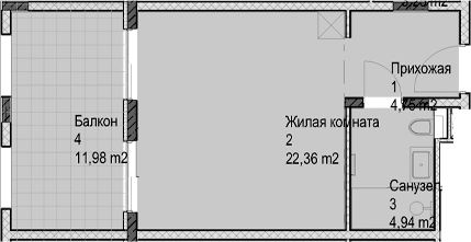 Продается 1-комн. квартира, 32 м²