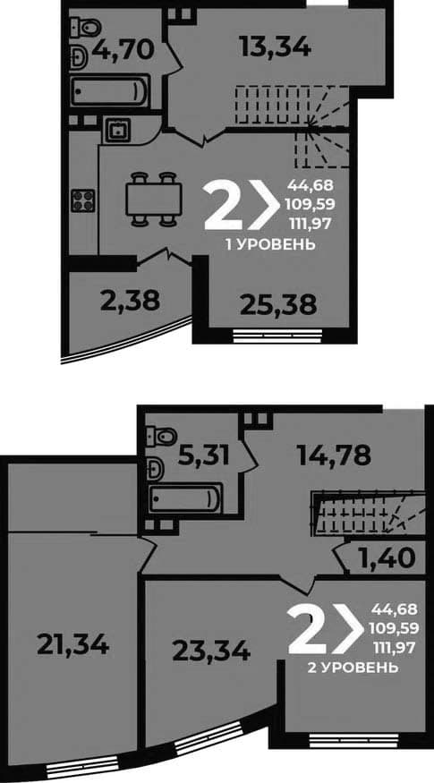 Продается 3-комн. квартира, 109.59 м²