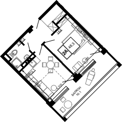 Продается 1-комн. квартира, 38.2 м²